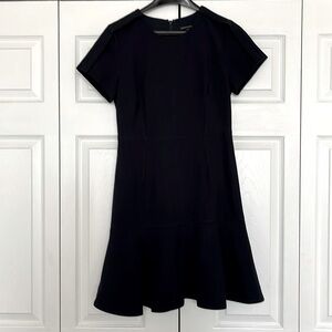 Banana Republic Navy Flare Dress